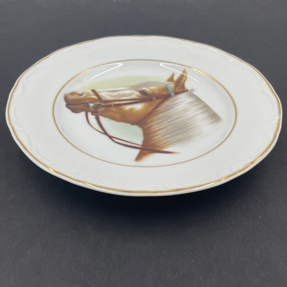 Vintage Crown Regent Horse Porcelain Plate - Picture 3 of 5